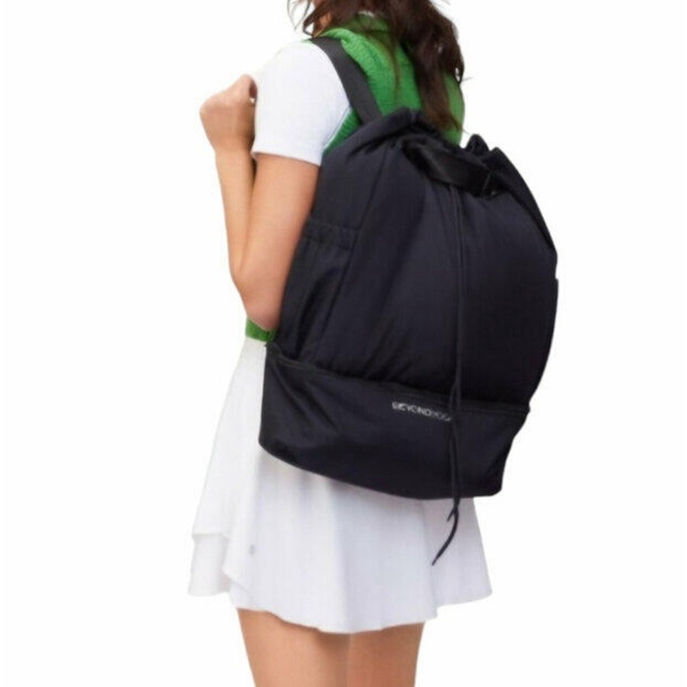 Beyond Yoga Black Drawstring Backpack